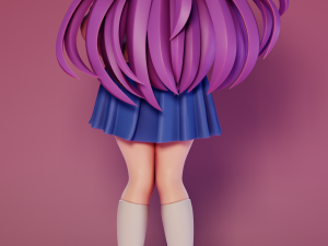 Yuri Doki Doki Literature Club 3D Принт Модель