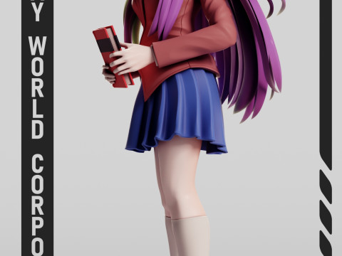 Yuri Doki Doki Literature Club 3D Принт Модель