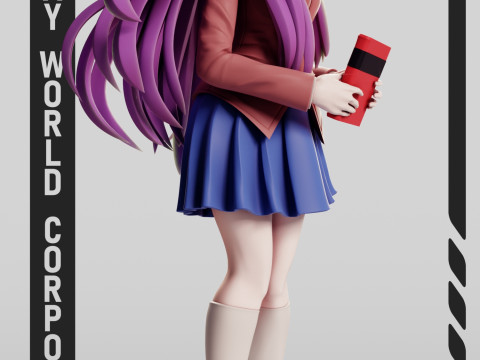 Yuri Doki Doki Literature Club 3D Принт Модель