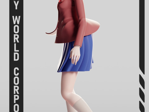 Sayori - Doki Doki Literature Club Modelo de impresión 3D