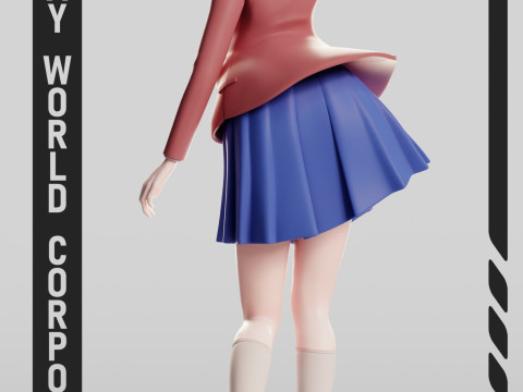 Sayori - Doki Doki Literature Club Modelo de impresión 3D