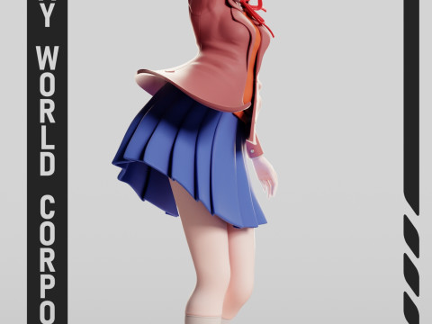 Sayori - Doki Doki Literature Club Modelo de impresión 3D