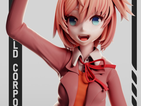 Sayori - Doki Doki Literature Club Modelo de impresión 3D