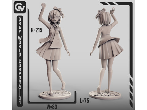 Sayori - Doki Doki Literature Club Modelo de impresión 3D