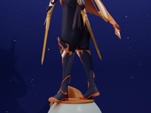 Aether Genshin Impact 3D Print Model