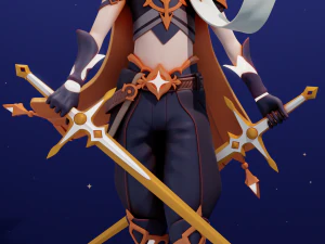 Aether Genshin Impact 3D Print Model