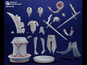 Aether Genshin Impact 3D Print Model