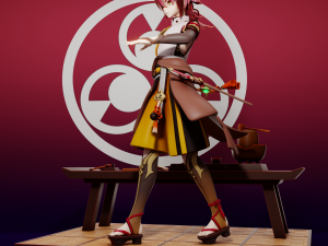 Shikanoin Heizou - Genshin Impact Modello di stampa 3D