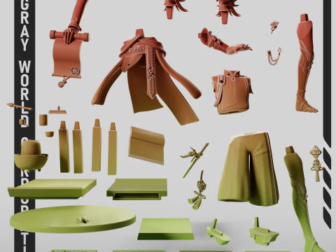 Shikanoin Heizou - Genshin Etkisi 3D Baskı Modeli