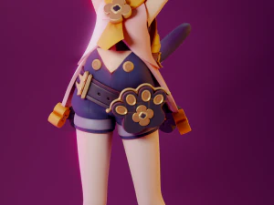 Diona 2 Genshin Impact 3D Print Model