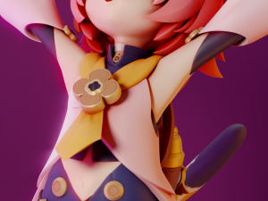 Diona 2 Genshin Impact 3D Print Model