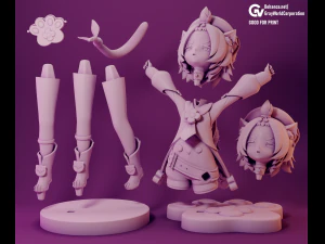 Diona 2 Genshin Impact 3D Print Model