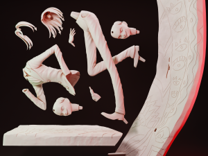 Nougami Neuro Neuro Supernatural Detective 3D Druckmodell