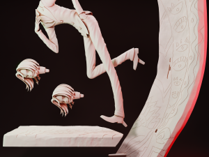 Nougami Neuro Neuro Supernatural Detective 3D Druckmodell