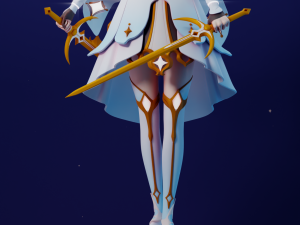 Lumine Genshin Impact 3D Print Model