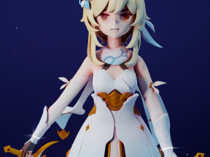 Lumine Genshin Impact 3D Print Model