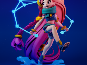 Zoe League of Legends Modèles 3D en vedette