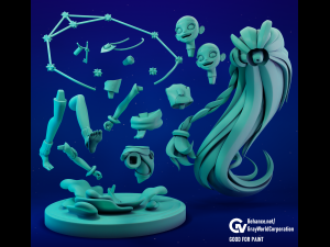 Zoe League of Legends 3D-Druckmodell
