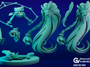Zoe League of Legends 3D-Druckmodell