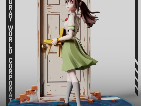 Suzume Suzume no Tojimari Modèles 3D en vedette
