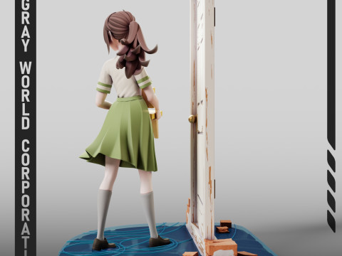 Suzume Suzume no Tojimari 3D Druckmodell