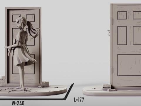 Suzume Suzume no Tojimari 3D Druckmodell