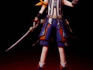 Bennett &ndash; Genshin Impact 3D Druckmodell