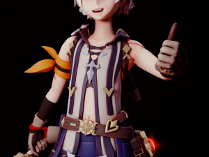 Bennett - Genshin Impact 3D Print Model