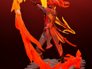 Diluc Red Dead of Night - Genshin Impact Modelo de Impressão 3D