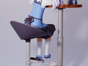 Chino Kafuu Gochuumon wa Usagi Desu ka 3D Druckmodell