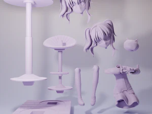 Chino Kafuu Gochuumon wa Usagi Desu ka 3D Print Model