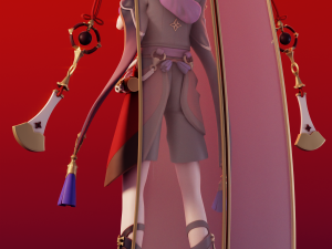 Scaramouche Genshin Impact Modelo de Impressão 3D