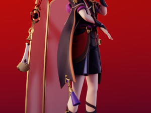 Scaramouche Genshin Impact Modelo de Impressão 3D