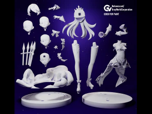 Fischl Ein Sommernachtstraum Genshin Impact 3D Print Model