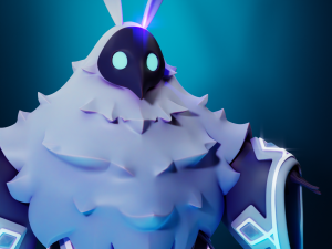 Cryo Abyss Mage Genshin Impact Modelo de Impressão 3D