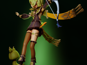 Collei Genshin Impact 3D Baskı Modeli