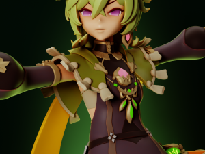 Collei Genshin Impact 3D Baskı Modeli