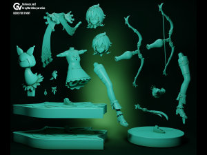 Collei Genshin Impact 3D Baskı Modeli