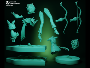Collei Genshin Impact 3D Baskı Modeli