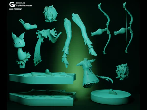 Collei Genshin Impact 3D Print Model