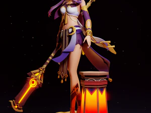 Candace Genshin Impact 3D Druckmodell