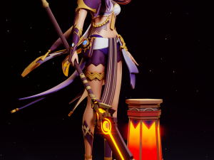 Candace Genshin Impact Model do druku 3D