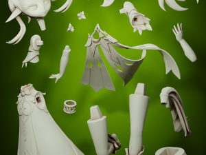 Nahida Genshin Impact 3D-printmodel