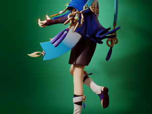 Wanderer Genshin Impact 3Dプリントモデル