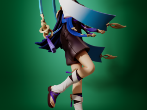 Wanderer Genshin Impact 3Dプリントモデル