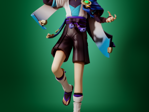 Wanderer Genshin Impact 3Dプリントモデル