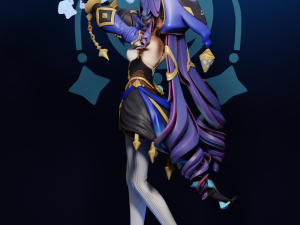 Layla Genshin Impact 3Dプリントモデル