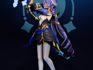 Layla Genshin Impact 3Dプリントモデル