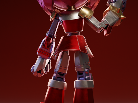 Rusty Rose Sonic The Hedgehog 3D 프린트 모델