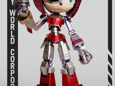 Rusty Rose Sonic The Hedgehog Modèles 3D en vedette